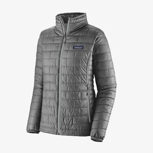 Patagonia Gray Nano Puff Quilted Jacket